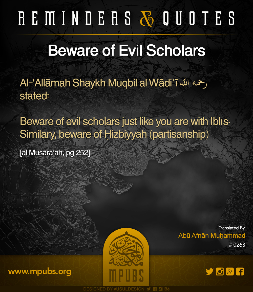 quote0263 beware of evil scholars eng