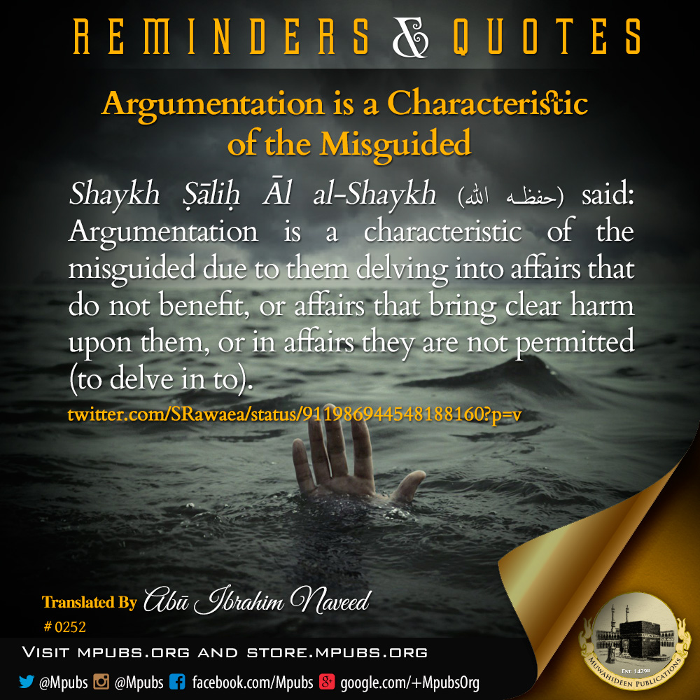 quote0252 argumentation is a characteristic of the misguided eng