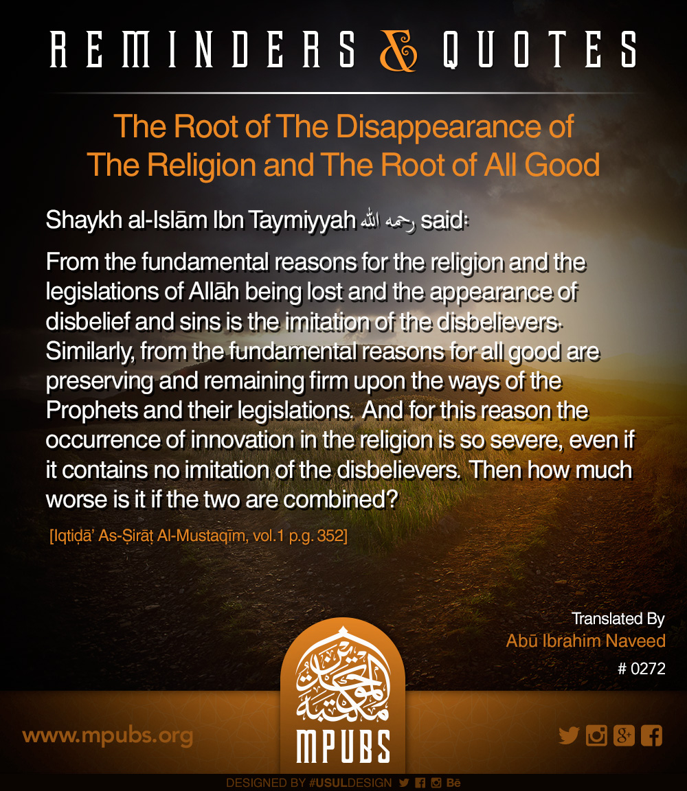 quote0272 the origin of the dissappearance of the religion and the origin for all good eng